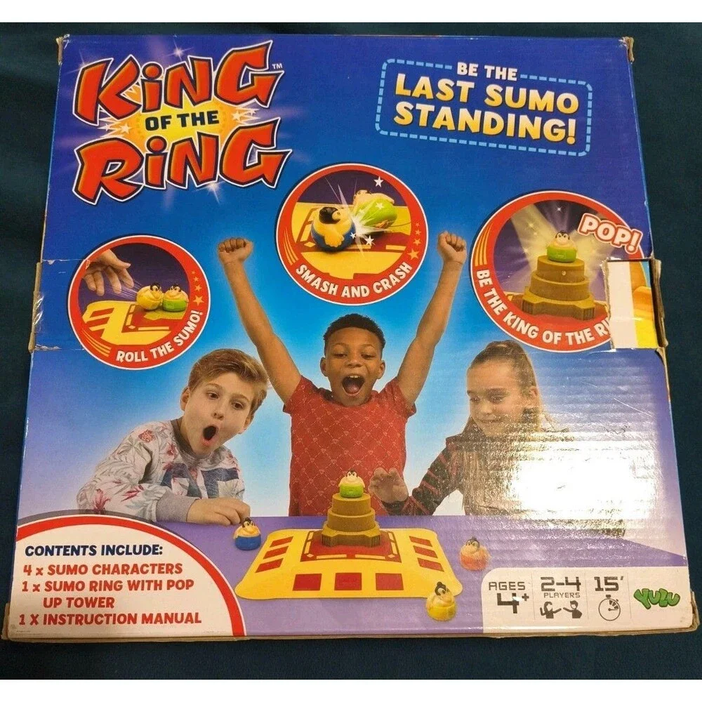 2019 King of the Ring - Board Game - Be The Last Sumo Standing By YULU Tested